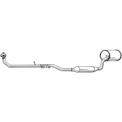 Predný tlmič výfuku BOSAL 292-235