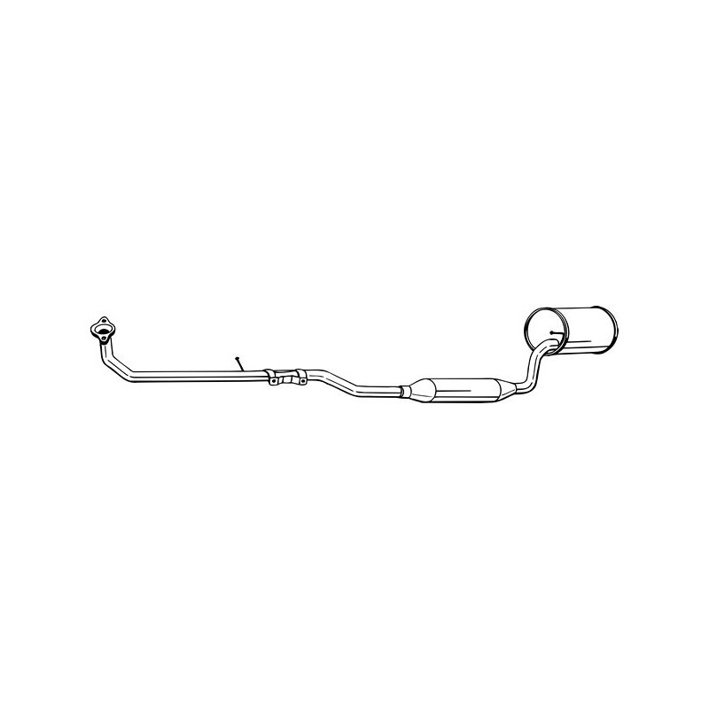 Predný tlmič výfuku BOSAL 292-235