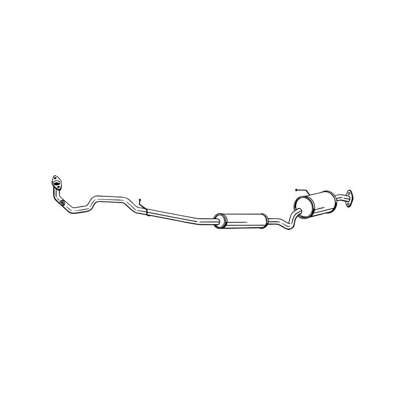 Predný tlmič výfuku BOSAL 293-159