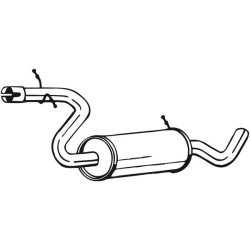 Stredný tlmič výfuku BOSAL 105-877