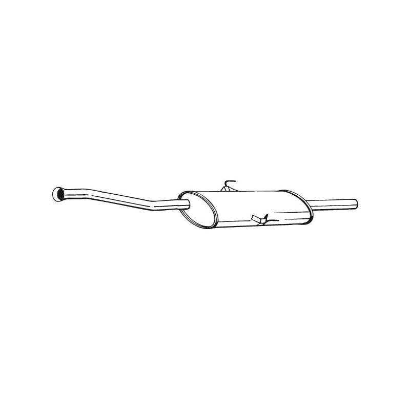 Stredný tlmič výfuku BOSAL 200-163