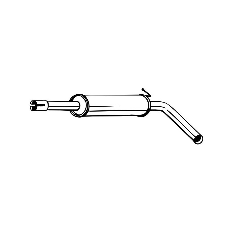Stredný tlmič výfuku BOSAL 227-047