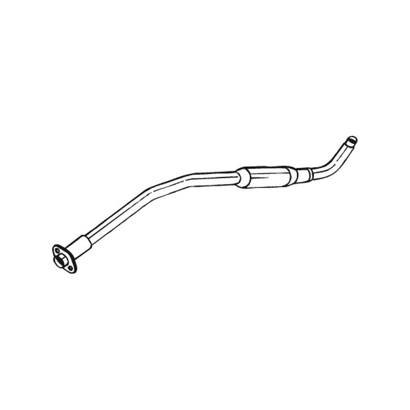 Stredný tlmič výfuku BOSAL 228-147