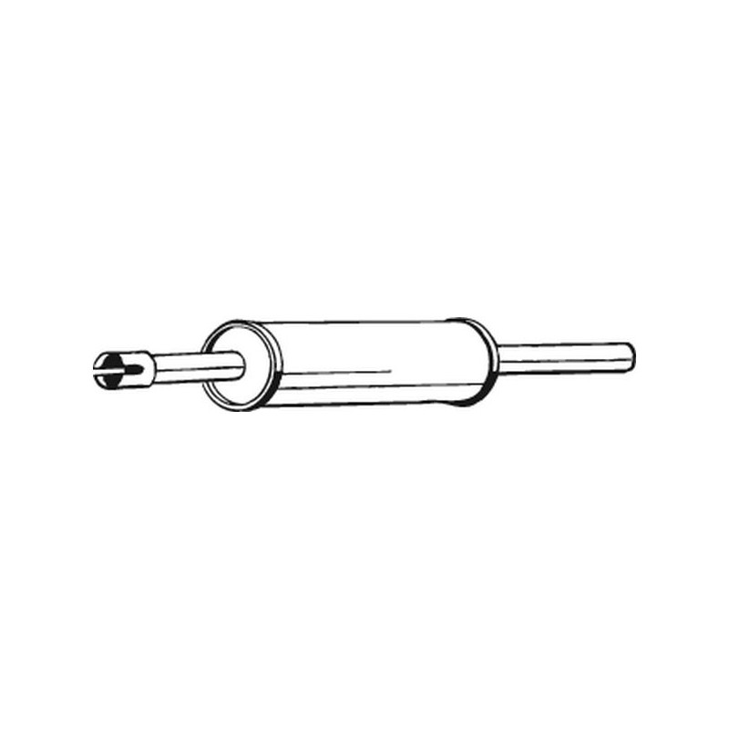 Stredný tlmič výfuku BOSAL 233-553