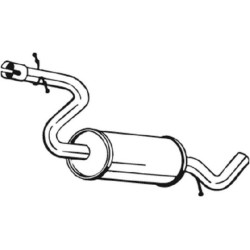 Stredný tlmič výfuku BOSAL 233-811