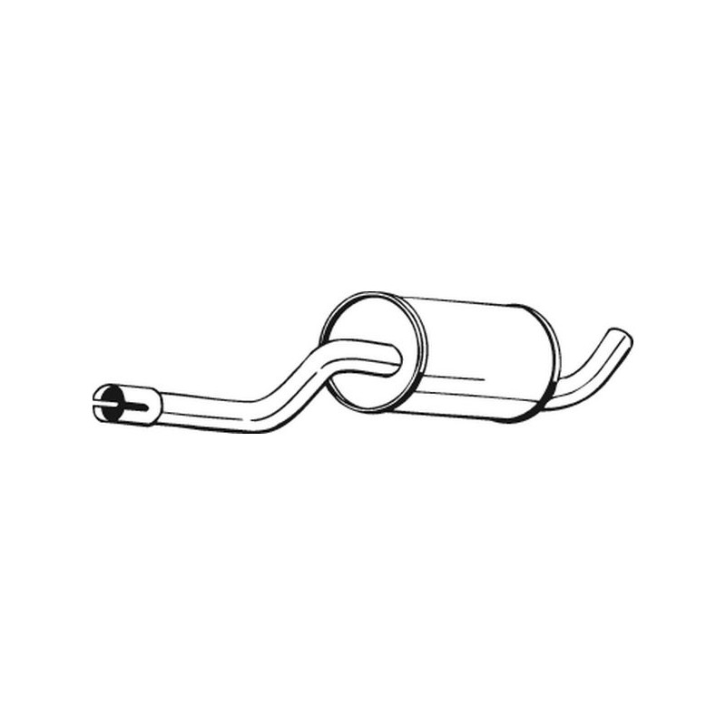 Stredný tlmič výfuku BOSAL 235-017