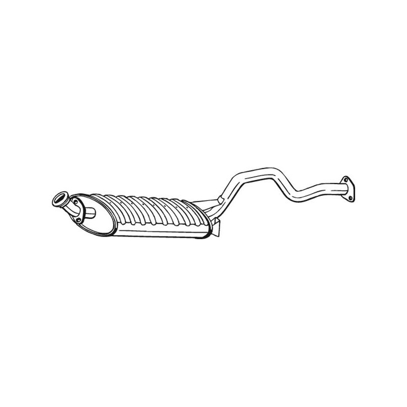 Stredný tlmič výfuku BOSAL 278-557