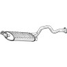 Stredný tlmič výfuku BOSAL 278-557