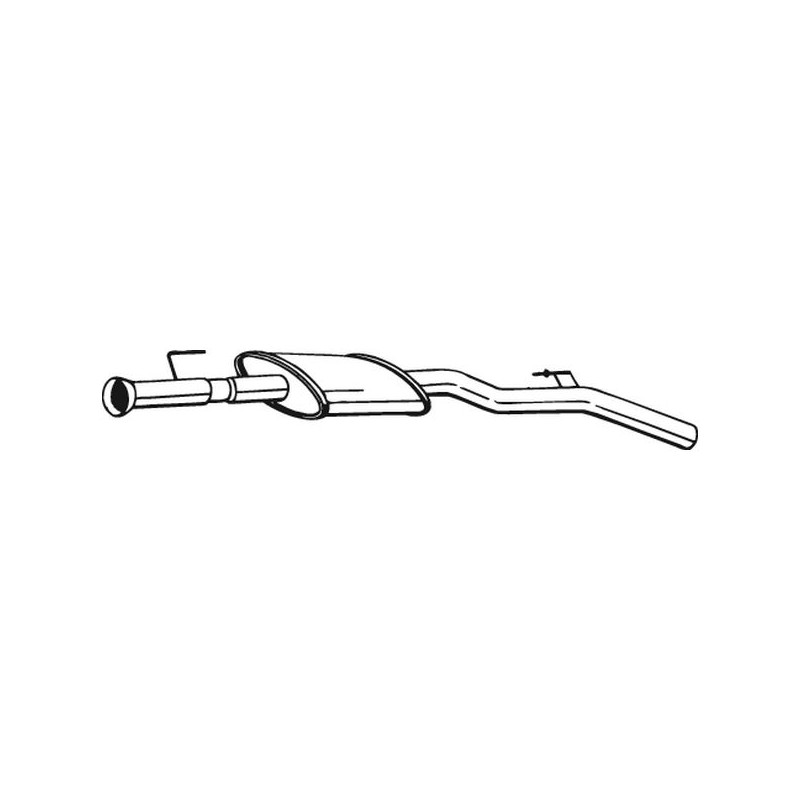 Stredný tlmič výfuku BOSAL 278-667
