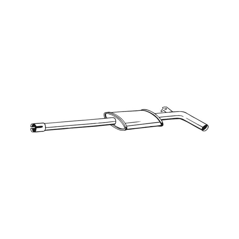 Stredný tlmič výfuku BOSAL 278-911