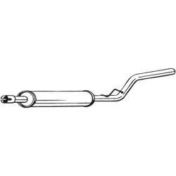Stredný tlmič výfuku BOSAL 279-313