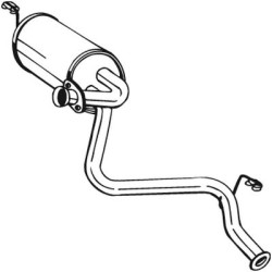 Stredný tlmič výfuku BOSAL 279-723