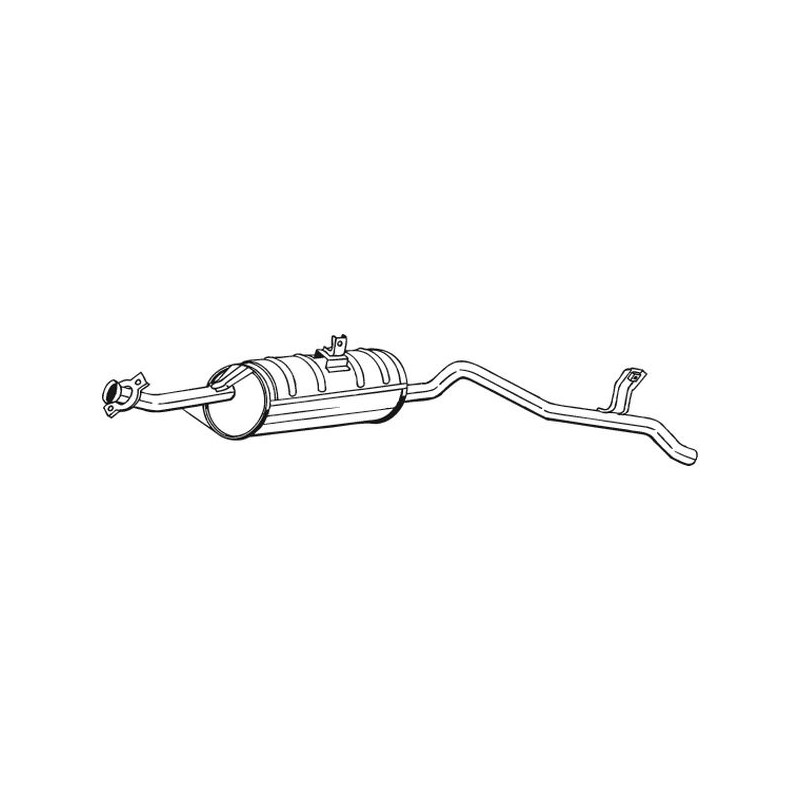 Stredný tlmič výfuku BOSAL 280-025