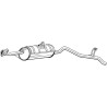 Stredný tlmič výfuku BOSAL 280-025
