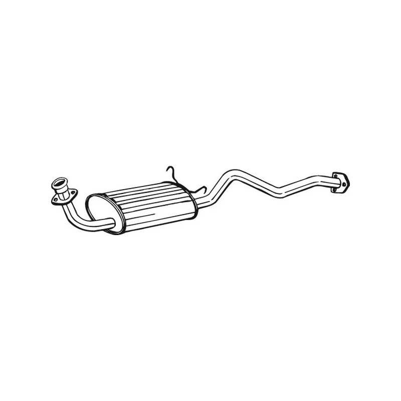Stredný tlmič výfuku BOSAL 280-159