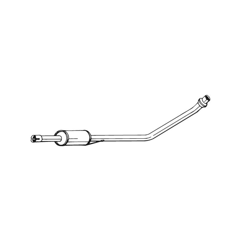 Stredný tlmič výfuku BOSAL 281-235