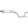 Stredný tlmič výfuku BOSAL 281-457