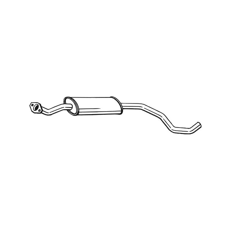 Stredný tlmič výfuku BOSAL 281-579