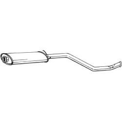 Stredný tlmič výfuku BOSAL 281-665