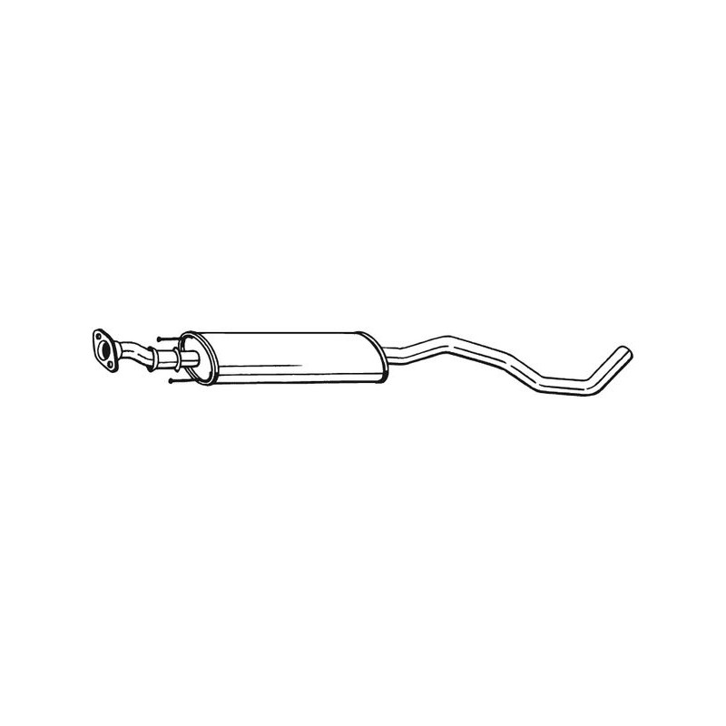 Stredný tlmič výfuku BOSAL 281-959