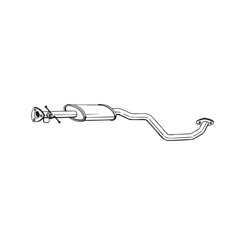 Stredný tlmič výfuku BOSAL 282-129