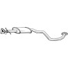 Stredný tlmič výfuku BOSAL 282-129
