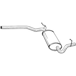 Stredný tlmič výfuku BOSAL 282-375