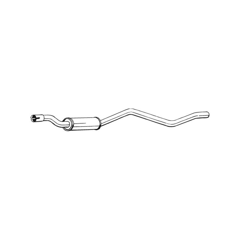Stredný tlmič výfuku BOSAL 282-531