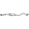 Stredný tlmič výfuku BOSAL 282-619