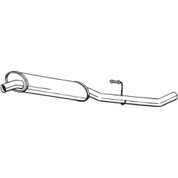 Stredný tlmič výfuku BOSAL 283-235