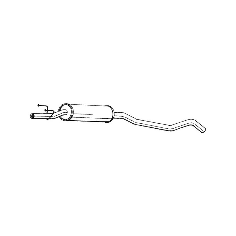 Stredný tlmič výfuku BOSAL 283-583