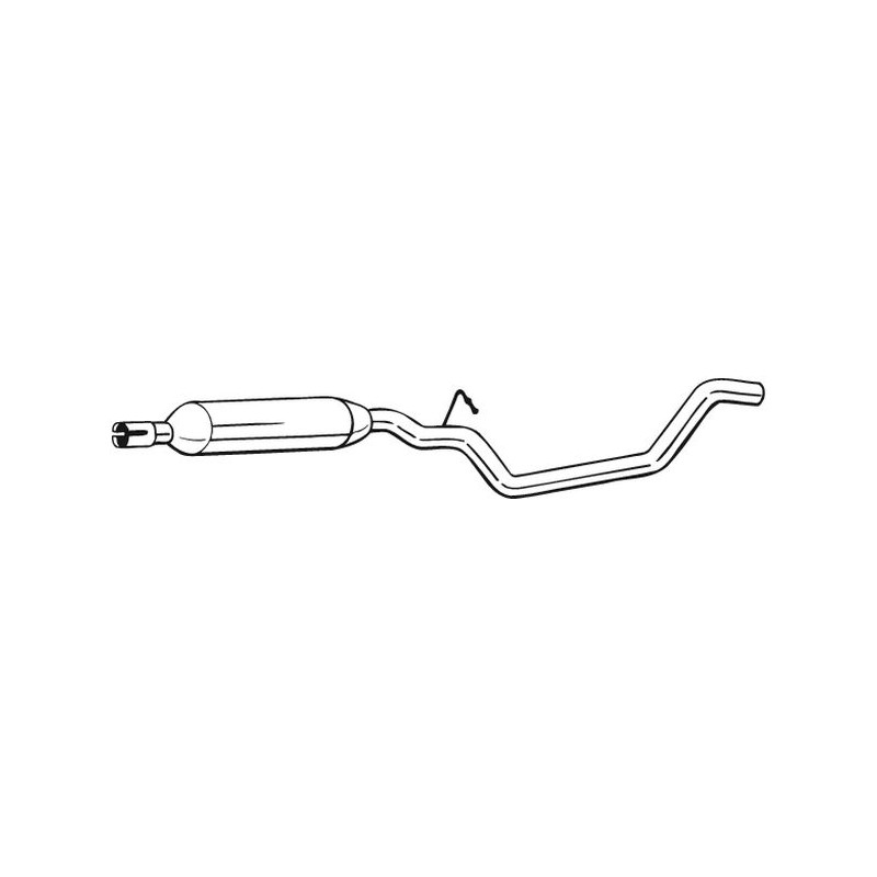 Stredný tlmič výfuku BOSAL 283-937