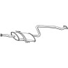 Stredný tlmič výfuku BOSAL 284-301
