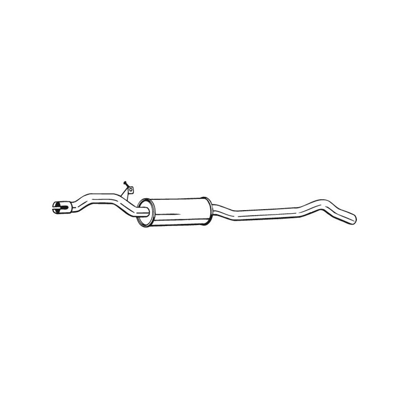 Stredný tlmič výfuku BOSAL 284-461