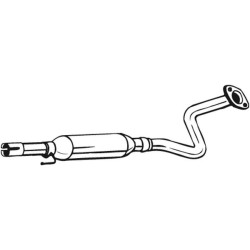Stredný tlmič výfuku BOSAL 284-577
