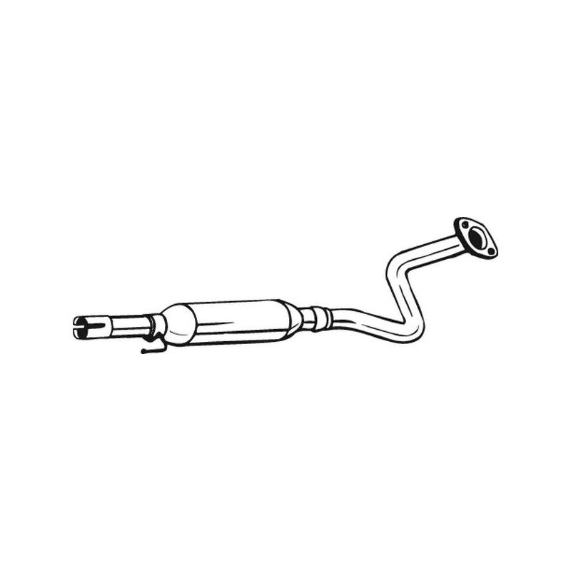 Stredný tlmič výfuku BOSAL 284-577