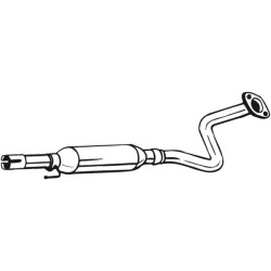 Stredný tlmič výfuku BOSAL 284-585