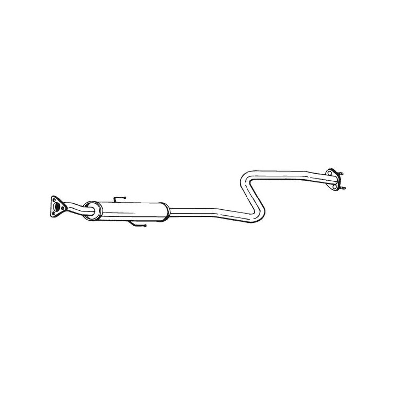 Stredný tlmič výfuku BOSAL 284-731