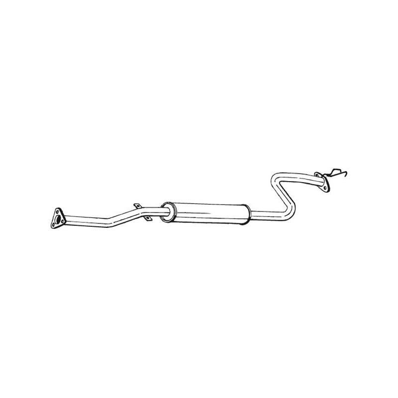 Stredný tlmič výfuku BOSAL 285-129