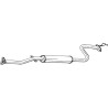 Stredný tlmič výfuku BOSAL 285-129