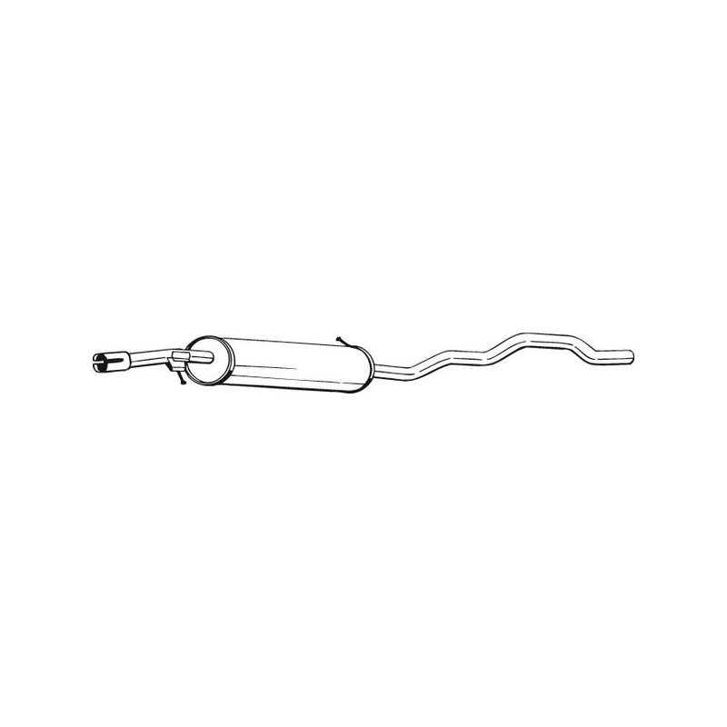 Stredný tlmič výfuku BOSAL 285-327