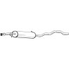 Stredný tlmič výfuku BOSAL 285-327