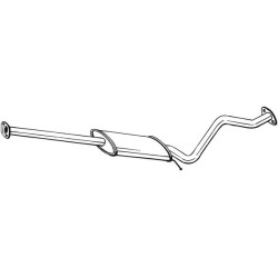 Stredný tlmič výfuku BOSAL 285-357