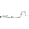 Stredný tlmič výfuku BOSAL 285-381