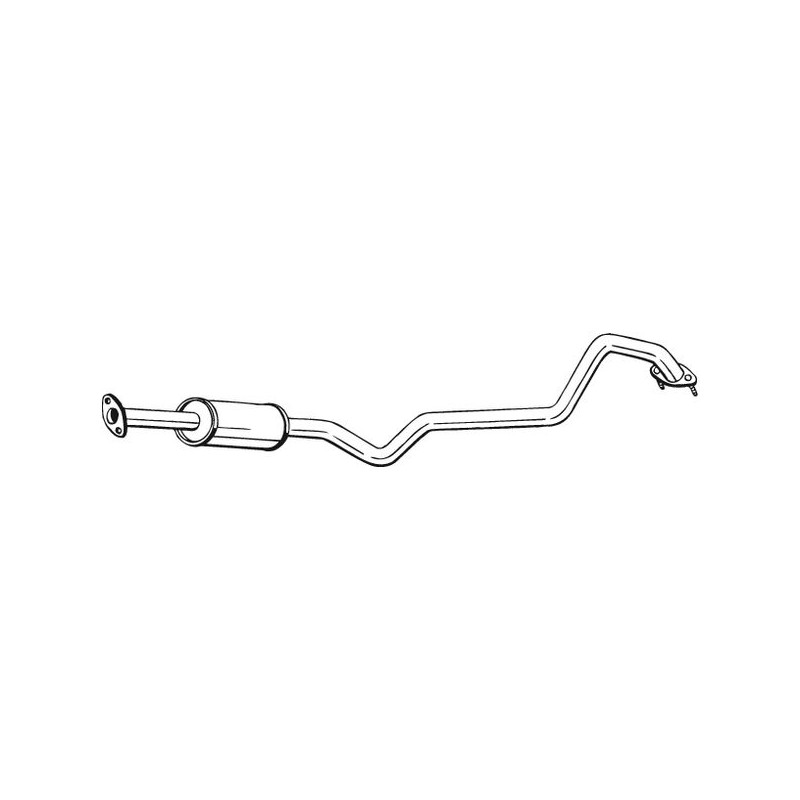 Stredný tlmič výfuku BOSAL 285-417