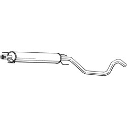Stredný tlmič výfuku BOSAL 285-423