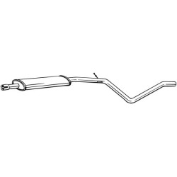 Stredný tlmič výfuku BOSAL 286-113