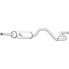 Stredný tlmič výfuku BOSAL 286-135