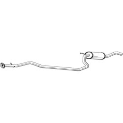 Stredný tlmič výfuku BOSAL 286-241