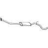 Stredný tlmič výfuku BOSAL 286-277